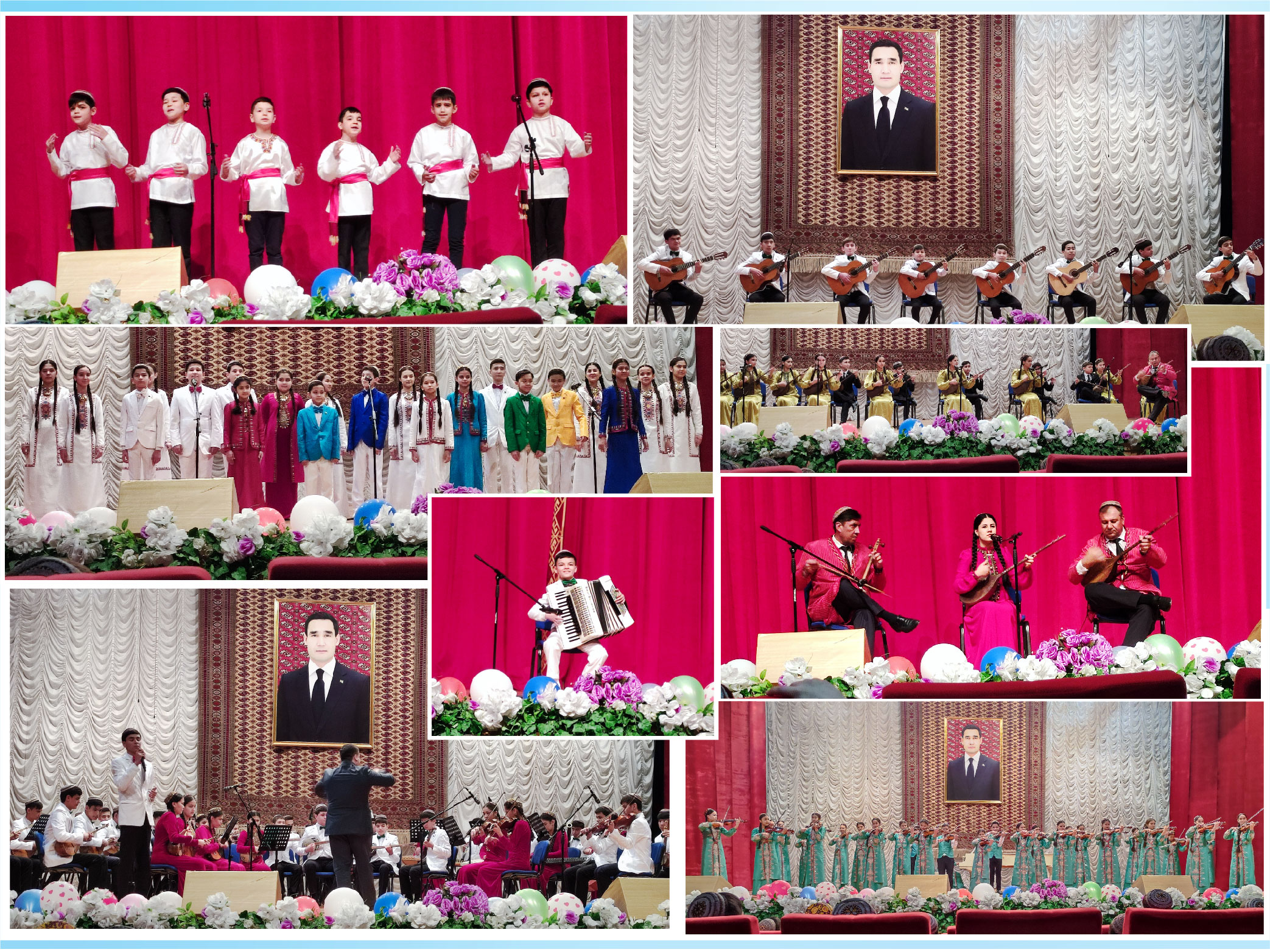 Halkara zenanlar güni mynasybetli  dabaraly konsert geçirildi